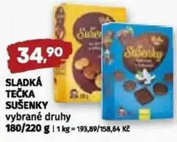 Coop Sladká tečka sušenky nabídka