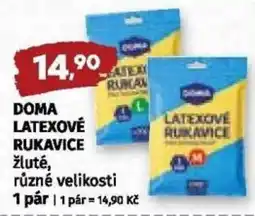 Coop Doma latexové rukavice nabídka