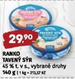 Coop Ranko tavený sýr nabídka