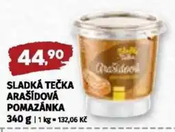 Coop Sladká tečka arašidová pomazánka nabídka