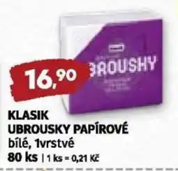 Coop Klasik ubrousky papírové nabídka