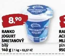 Coop Ranko jogurt smetanový bílý nabídka