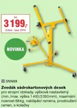 DEK 5NN69 Zvedák sádrokartonových desek nabídka