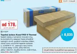 DEK Tepelná izolace Knauf FKD S Thermal nabídka