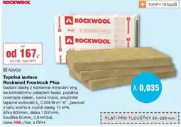 DEK Rockwool tepelná izolace Frontrock Plus nabídka