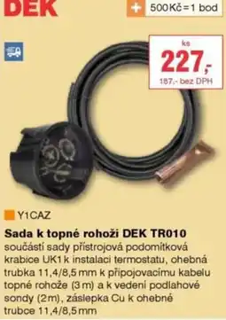 DEK DEK sada k topné rohoži TR010 nabídka