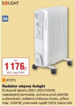 DEK Solight radiátor olejový nabídka