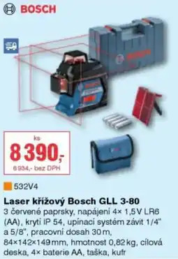 DEK Bosch laser křižový GLL 3-80 nabídka