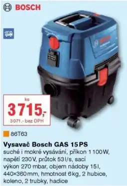 DEK Bosch vysavač GAS 15 PS nabídka