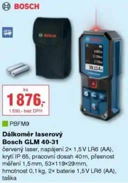 DEK Bosch dálkoměr laserový GLM 40-31 nabídka