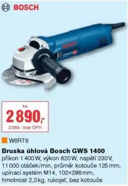 DEK Bosch bruska úhlová GWS 1400 nabídka