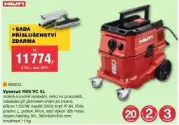 DEK Hilti Vysavač VC 5L nabídka