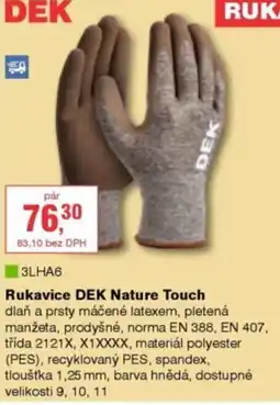 DEK DEK Rukavice Nature Touch nabídka