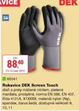 DEK DEK Rukavice Screen Touch nabídka