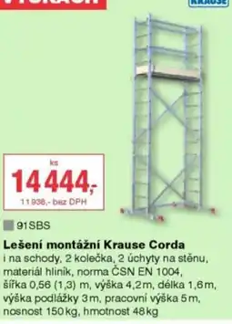 DEK Krause Lešení montážní Corda nabídka