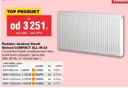 DEK Radiátor deskový klasik Stelrad Compact All In 22 nabídka