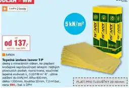 DEK Tepelná izolace Isover T-P nabídka