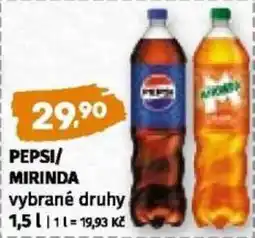Coop Pepsi/ Mirinda nabídka