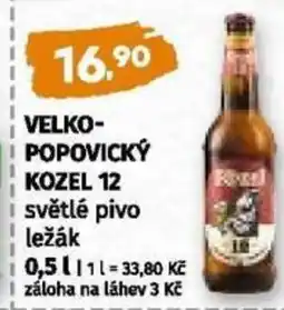 Coop Velkopopovický kozel 12 nabídka
