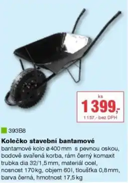DEK Kolečko stavební bantamové nabídka