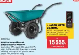 DEK Extol akumulátorové kolečko Industrial 8791590 nabídka