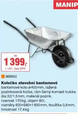 DEK Kolečko stavební bantamové nabídka