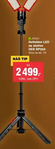 DEK Reflektor LED na stativu DEK RP250 nabídka
