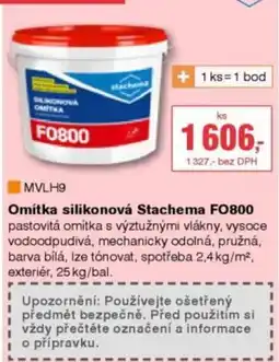 DEK Stachema omítka silikonová FO800 nabídka