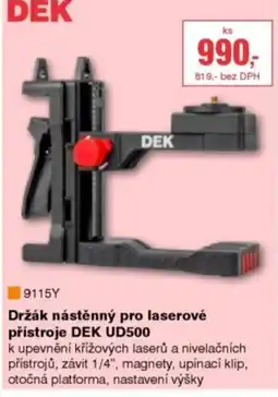 DEK DEK držák nástěnný pro laserové přístroje DEK UD500 nabídka