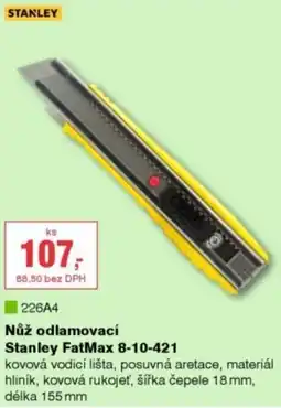DEK Nůž odlamovací Stanley FatMax 8-10-421 nabídka