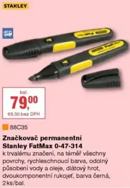 DEK Značkovač permanentní Stanley FatMax 0-47-314 nabídka