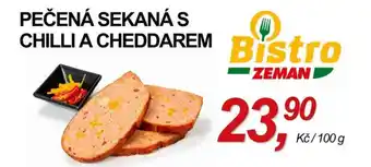 Bistro Zeman pečená sekaná s chilli a cheddarem