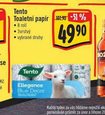Jip Tento toaletní papír nabídka