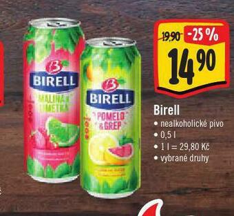 Jip Pivo birell nealko nabídka