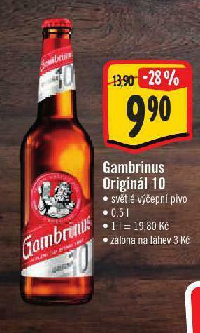 Jip Pivo gambrinus originál nabídka