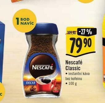 Jip Nescafé classic instantní káva nabídka