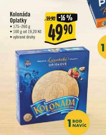 Jip Kolonáda oplatky nabídka