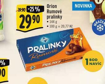 Jip Orion rumové pralinky nabídka