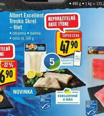 Jip Treska skrei - filet nabídka