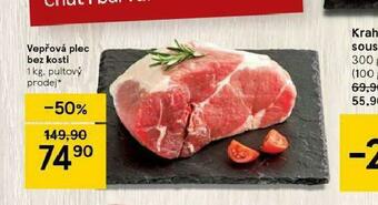 Tesco Vepřová plec bez kosti nabídka