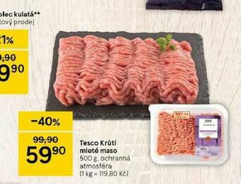 Tesco Krůtí mleté maso nabídka