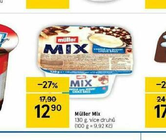 Tesco Müller mix nabídka