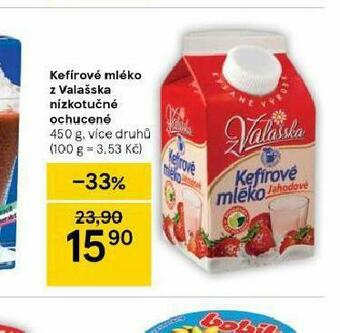 Kefírové mléko nízkotučné ochucené