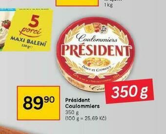 Tesco Président coulommiers nabídka