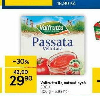 Tesco Valfrutta rajčatové pyré nabídka