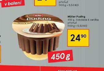 Tesco Müller puding nabídka