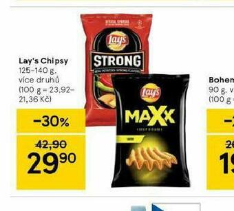 Tesco Lay´s chipsy nabídka