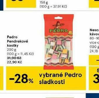 Tesco Pedro pendrekové kostky nabídka