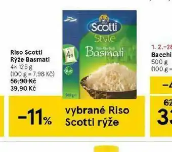 Tesco Riso scotti rýže basmati nabídka