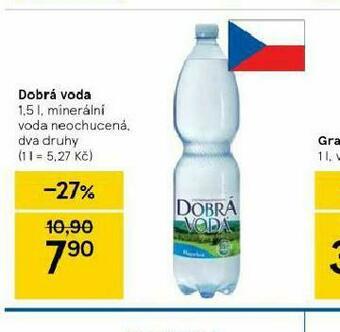 Tesco Dobrá voda nabídka